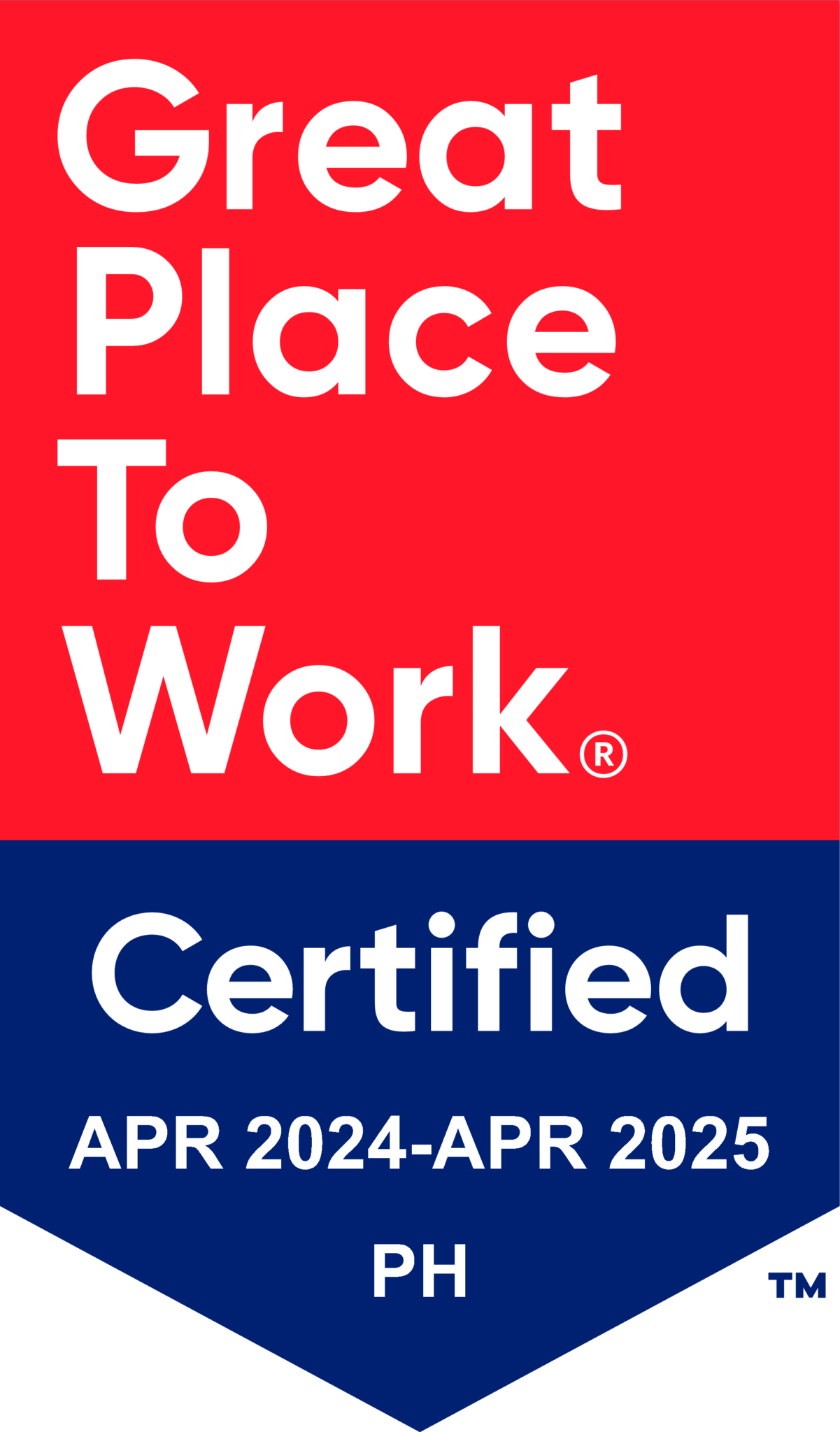 Great Place to Work certification, 2024