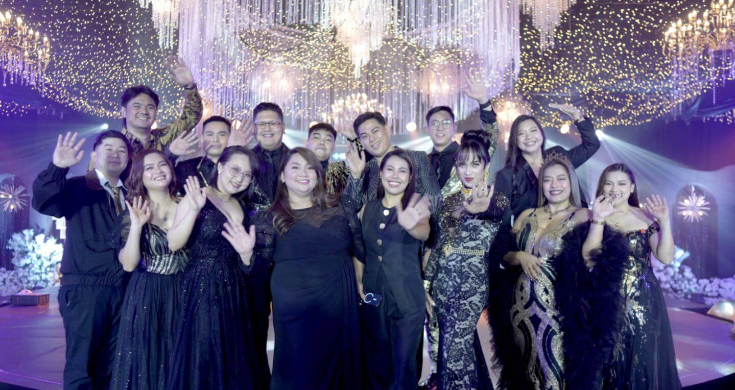 Healthscope employees celebrating together
